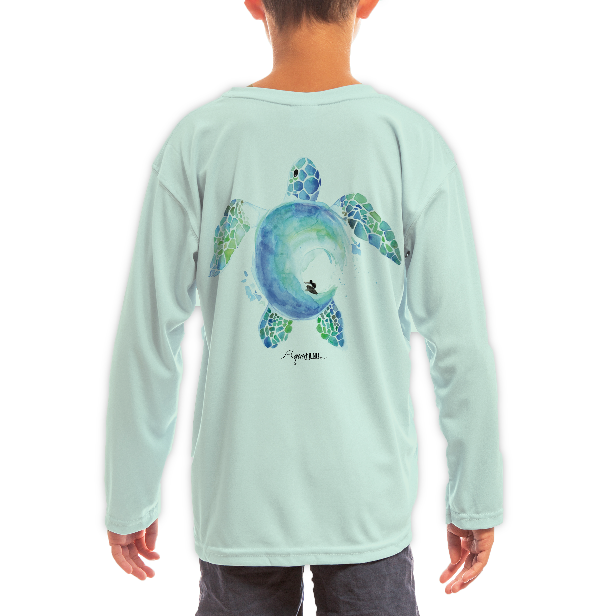 Kids Surfin' Turtle Long Sleeve